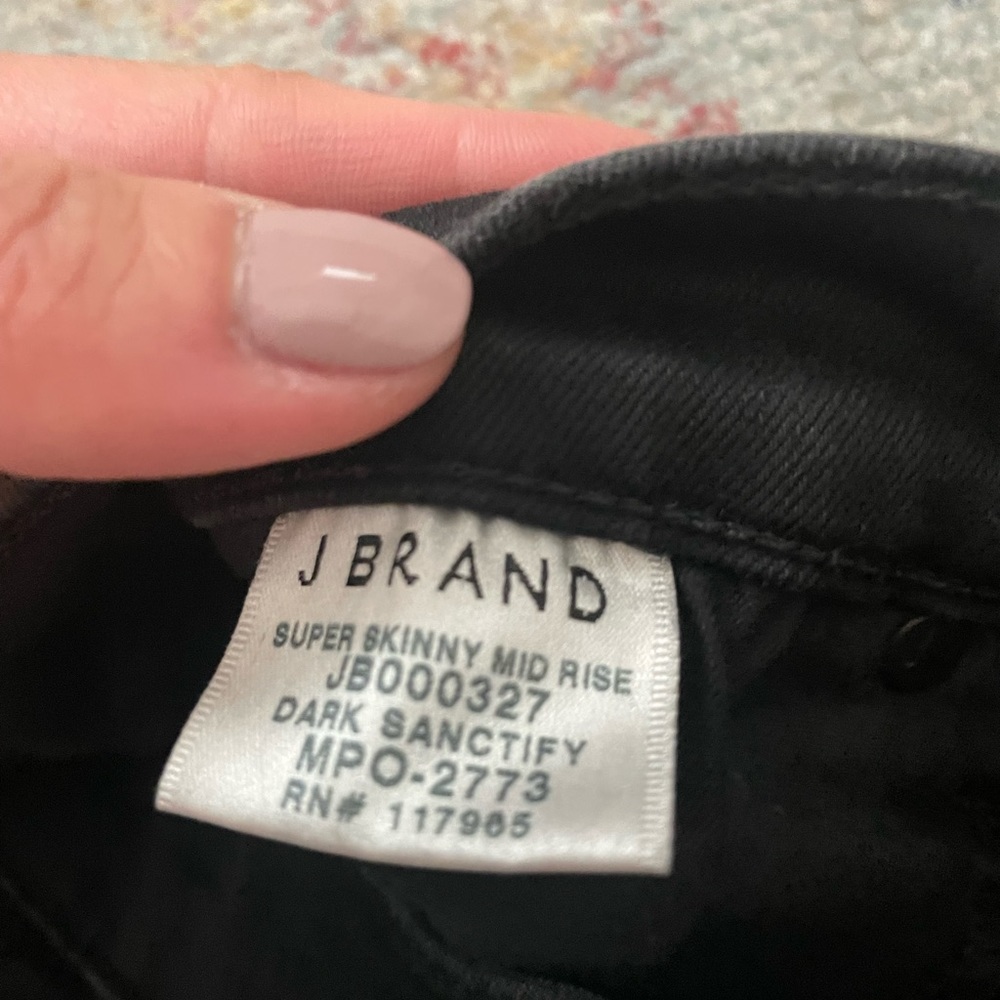 J Brand Sophia Mid-Rise Super Skinny Jean in Stretch Denim - Picture 3 of 7